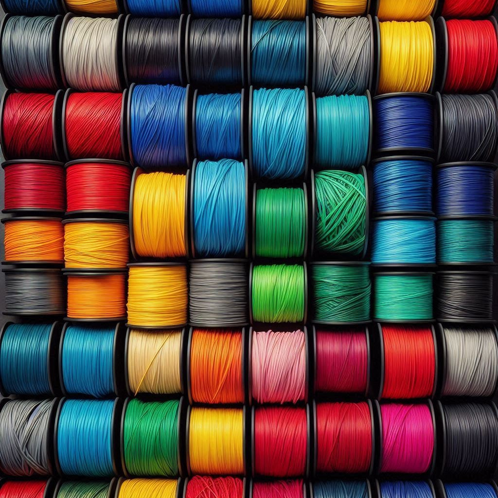 verscheidenfarbige Filamente